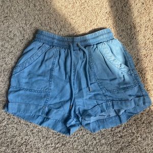 Cloth Jean Shorts